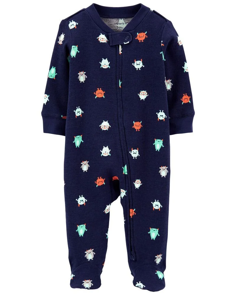 Carter's Pijama cu fermoar reversibil Monstruleti foto