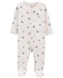 Carter's Pijama cu fermoar reversibil Flori foto
