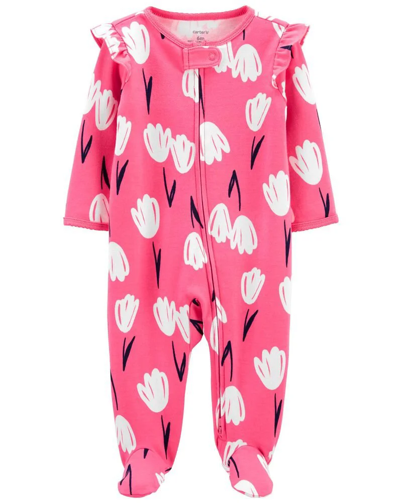 Carter's Pijama cu fermoar reversibil Lalele foto