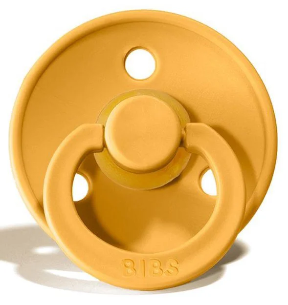 Suzeta rotunda BIBS Honey Bee din latex (0-6 luni) foto