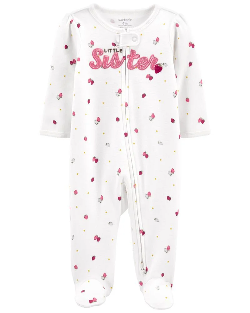 Carter's Pijama cu fermoar reversibil Sora mai mica foto