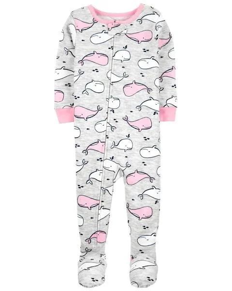 Carter's Pijama cu fermoar Balena foto