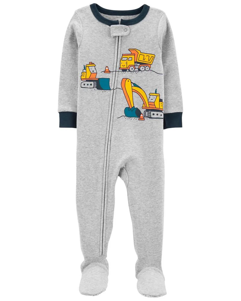 Carter's Pijama cu fermoar Constructii foto