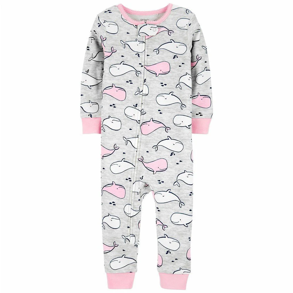 Carter's Pijama cu fermoar Balena foto