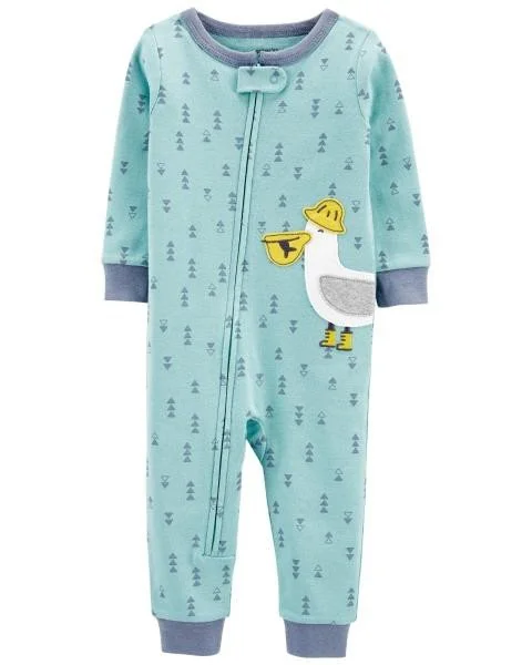Carter's Pijama cu fermoar Pelican foto