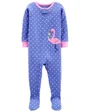 Carter's Pijama cu fermoar Flamingo foto