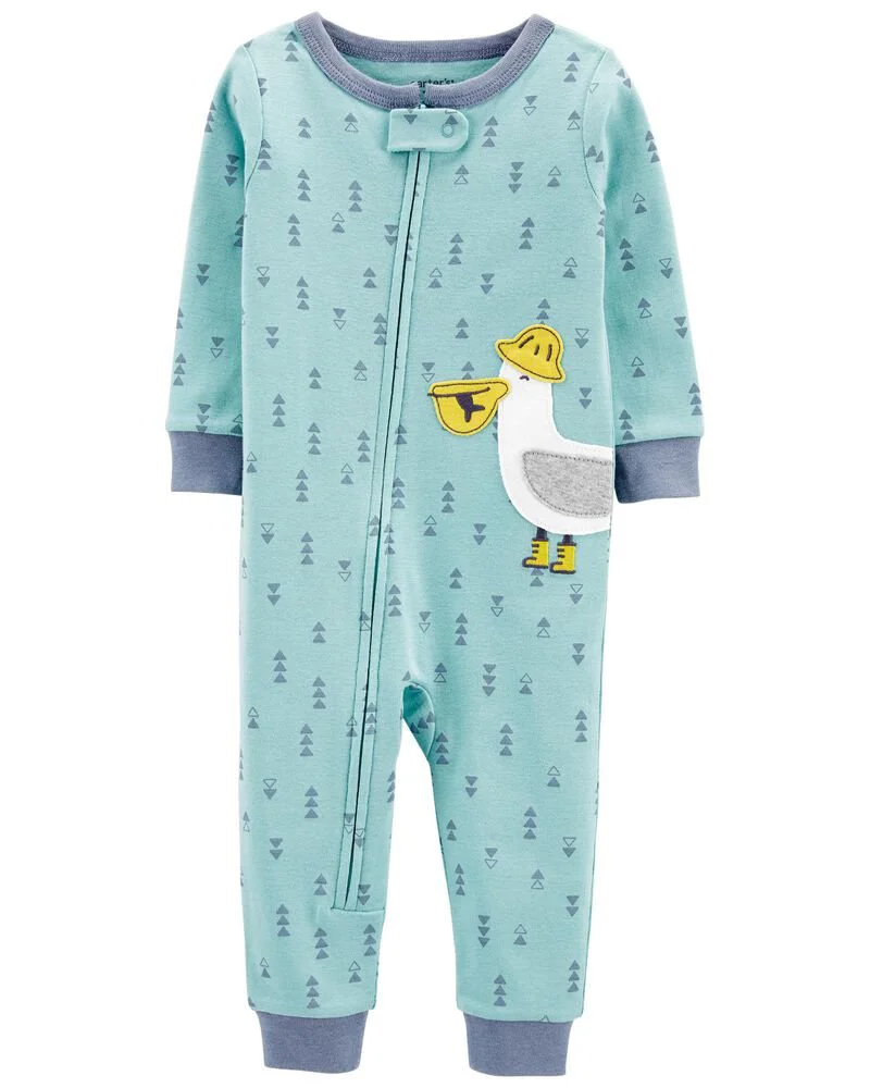 Carter's Pijama cu fermoar Pelican foto