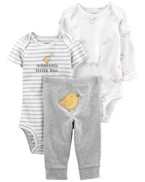 Carter's Set 3 piese Pantaloni si 2 body Puisor