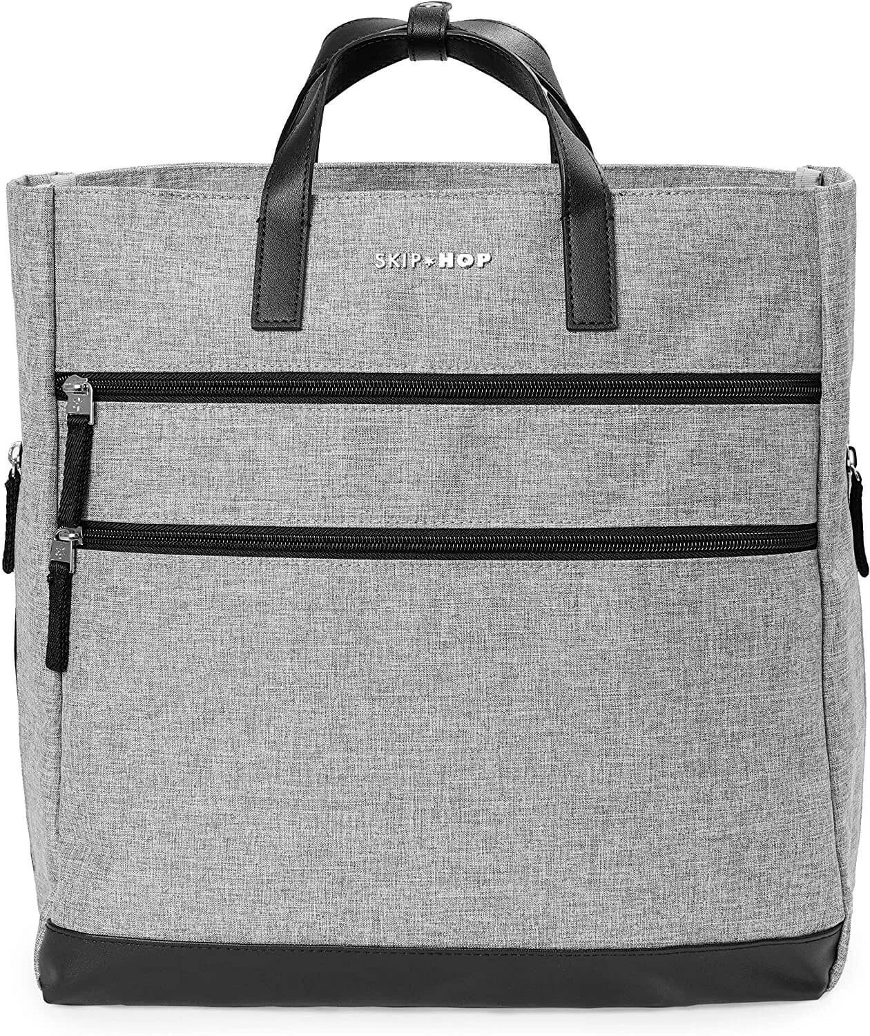 Geanta pentru mame Skip Hop Trio Multifunctionala Heather Grey foto