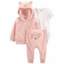 Carter's Комплект 3 в 1 Медвежонок - кофта с капюшоном, боди и штаны foto