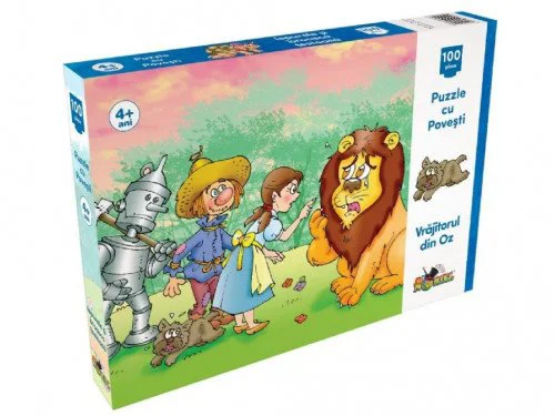 Puzzle educativ 100 piese Vrajitorul din Oz