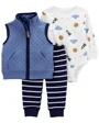 Carter's Set 3 piese Vesta, body si pantaloni Rachete foto