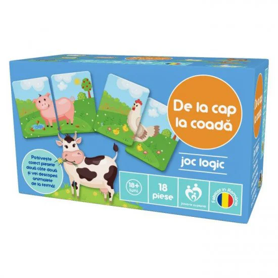 Joc de logica Noriel  De la cap la coada