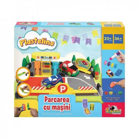 Set de modelare Plastelino Curse de masini