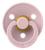 Suzeta rotunda BIBS Pink Plum din latex (6-18 luni) foto