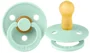Suzeta rotunda BIBS Nordic Mint din latex (6-18 luni) foto