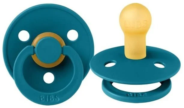 Suzeta rotunda BIBS Forest Lake din latex (6-18 luni) foto
