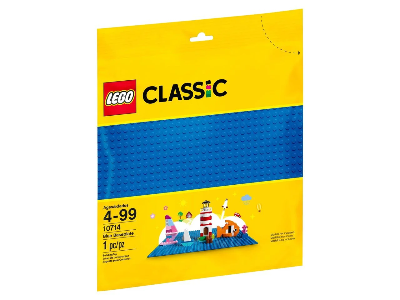 Lego Classic Синяя базовая пластина foto