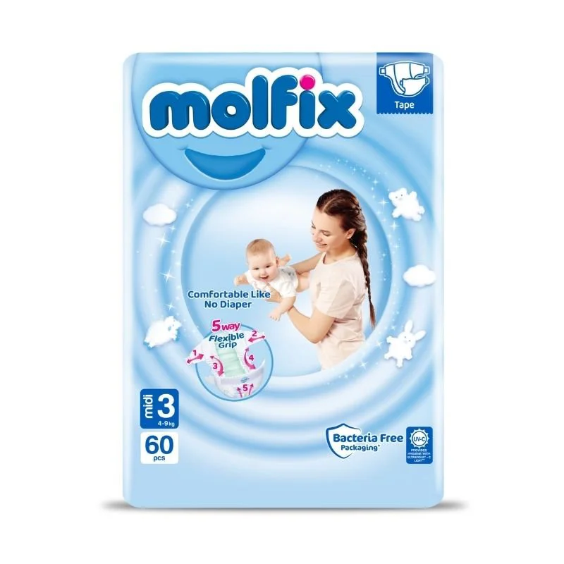 Трусики Molfix Pants 3 (6-11 кг), 60 шт.