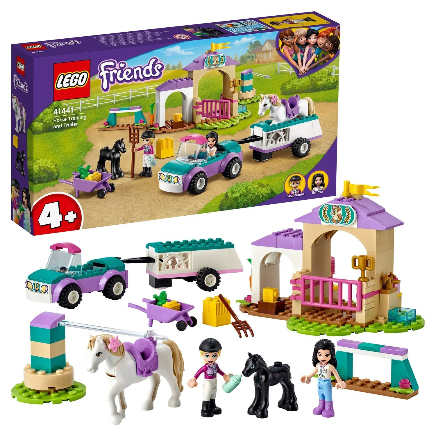 LEGO Friends Horse Training and Trailer foto