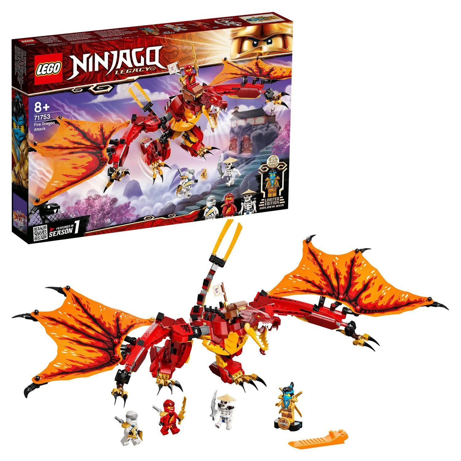 LEGO Ninjago Fire Dragon Attack foto