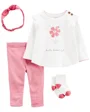 Carter's Set 4 piese - pantaloni, bluza, bentita si sosete foto