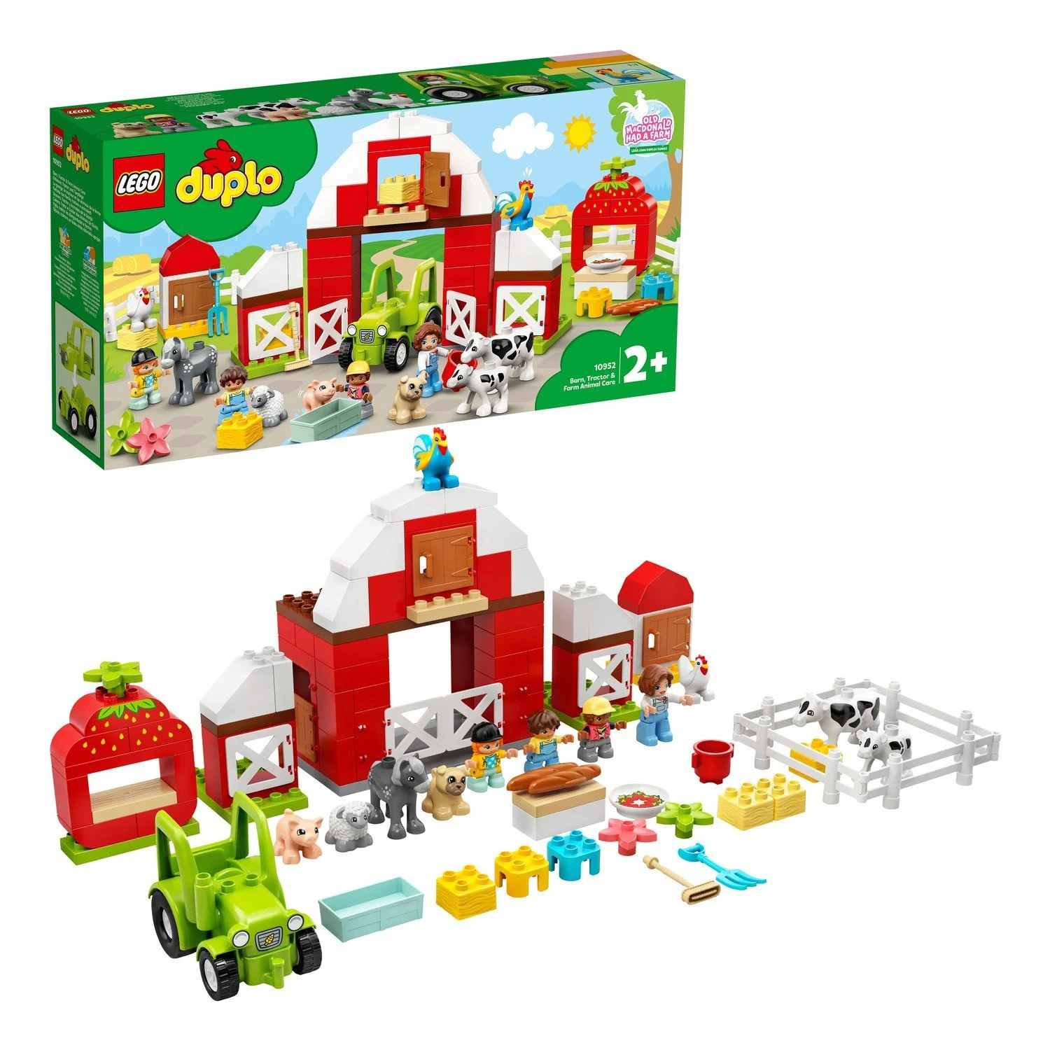 LEGO Duplo Town Фермерский трактор, домик и животные foto