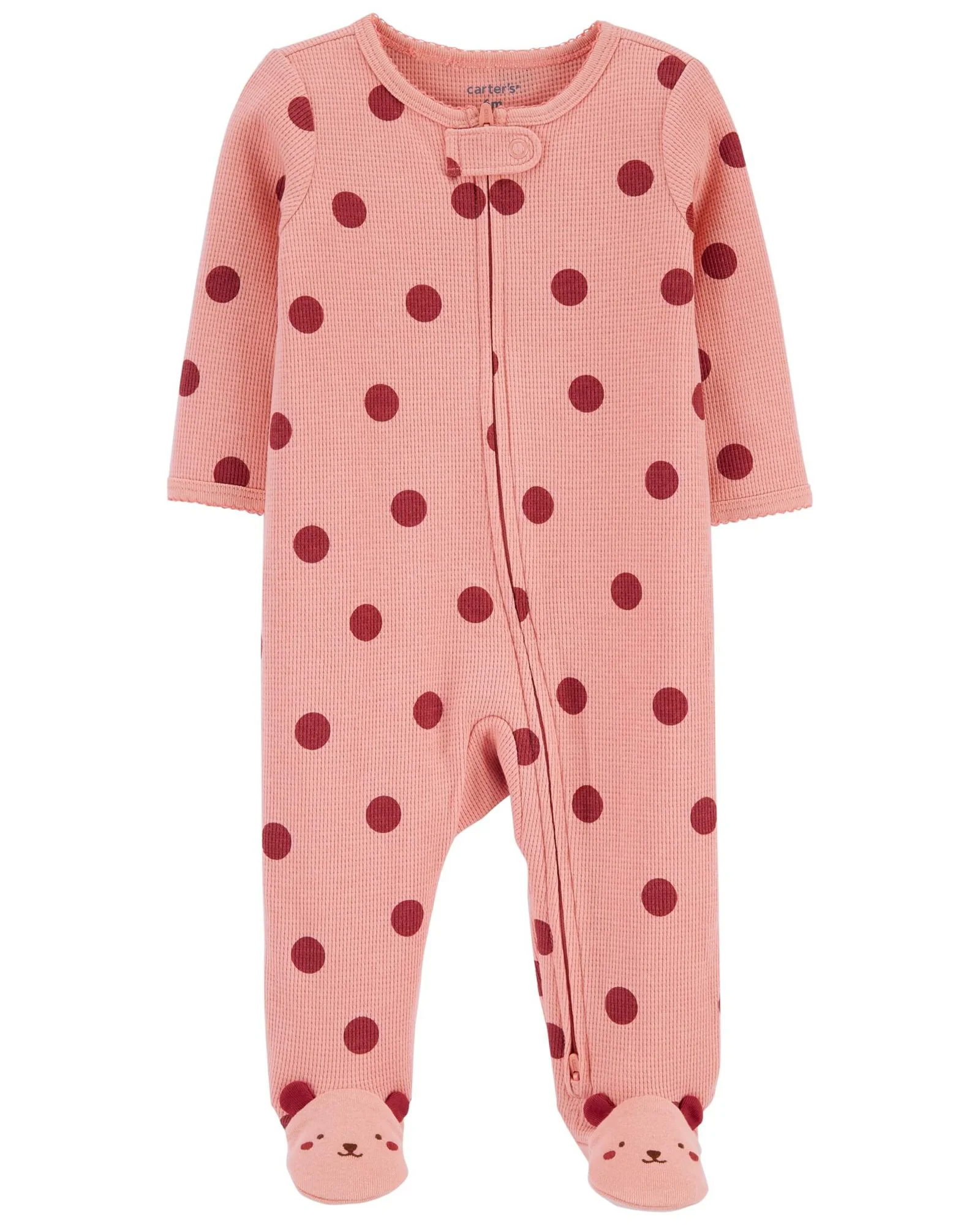 Carter's Pijama cu fermoar reversibil Buline foto