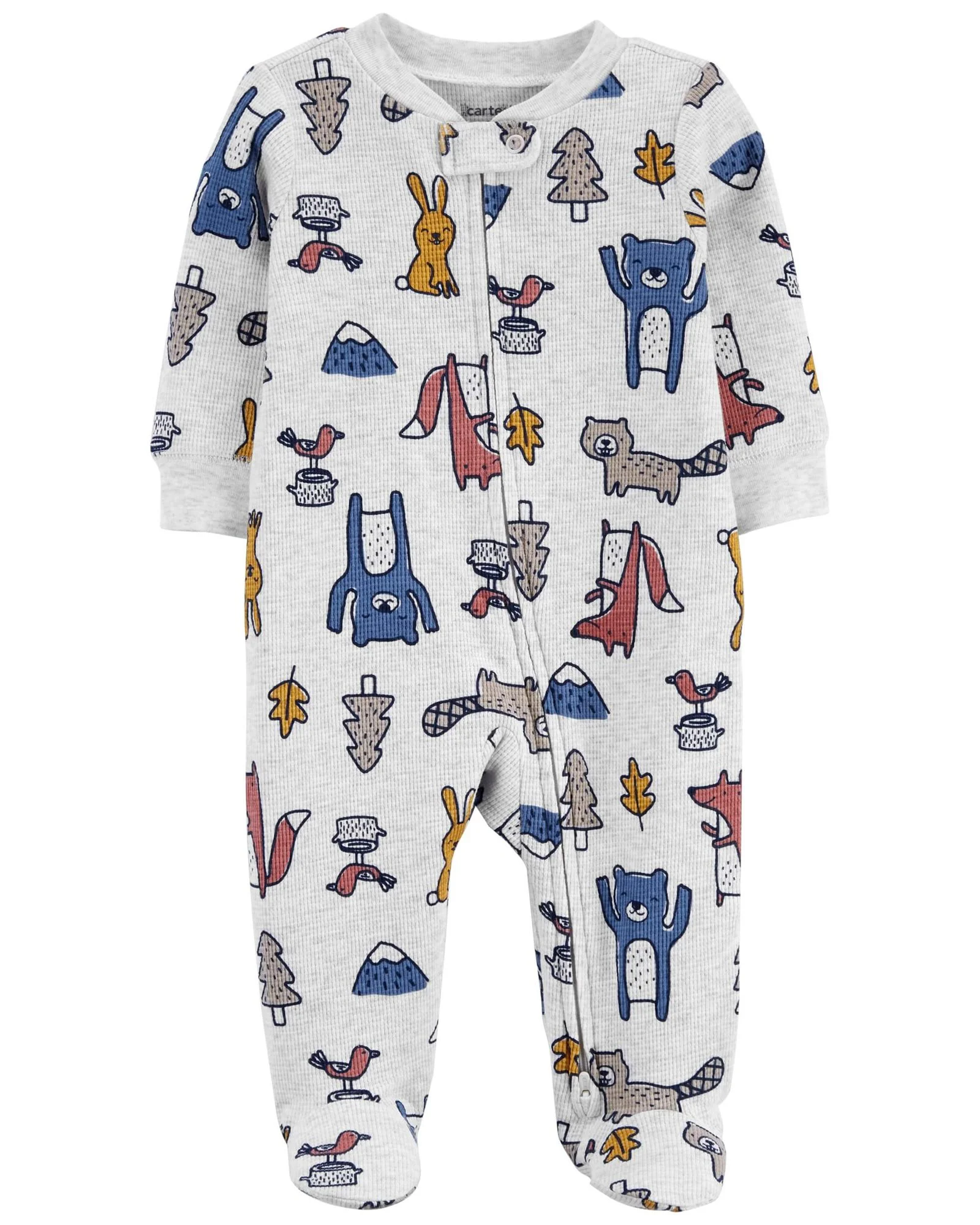 Carter's Pijama cu fermoar reversibil Animalute foto