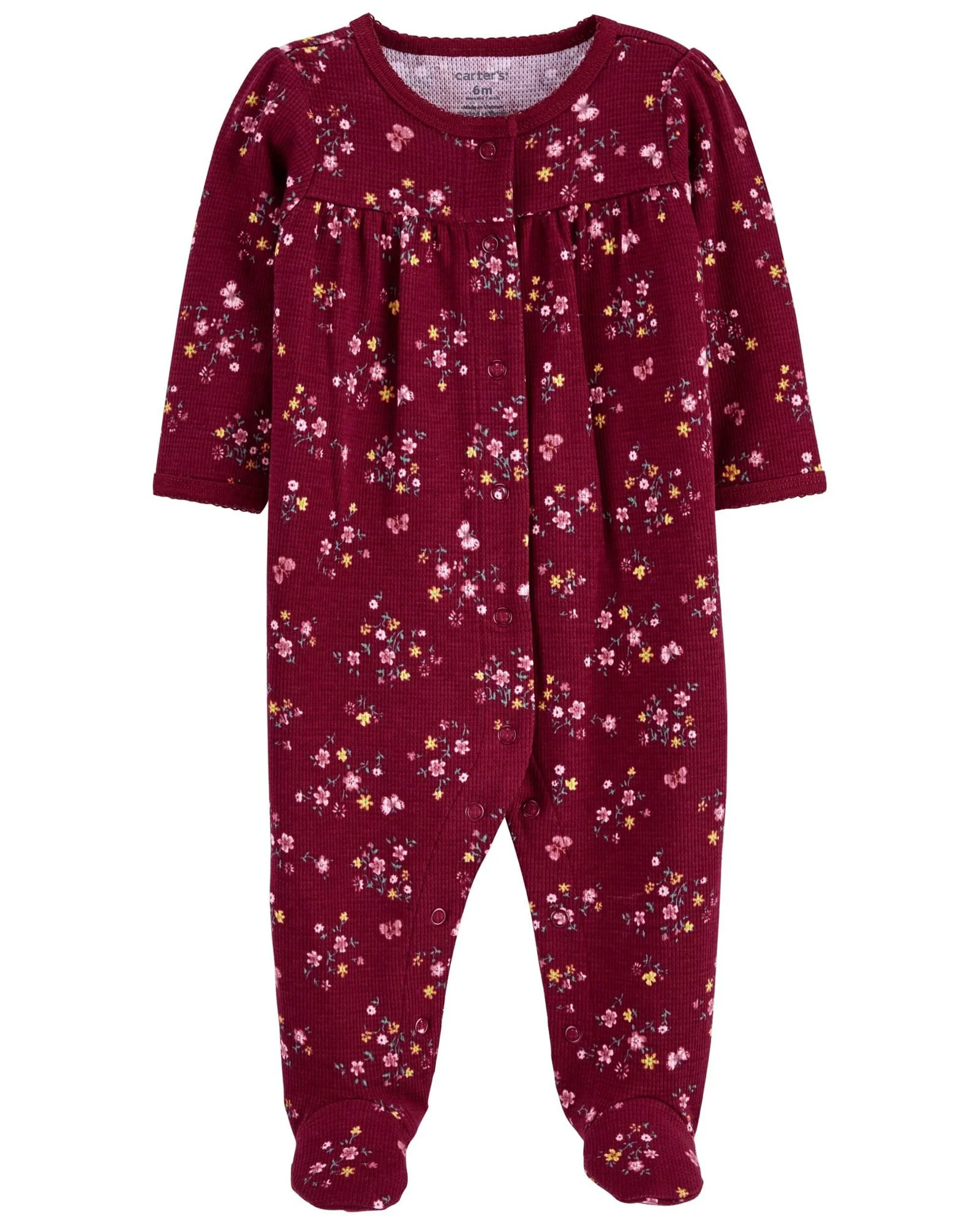 Carter's Pijama cu capse Flori foto