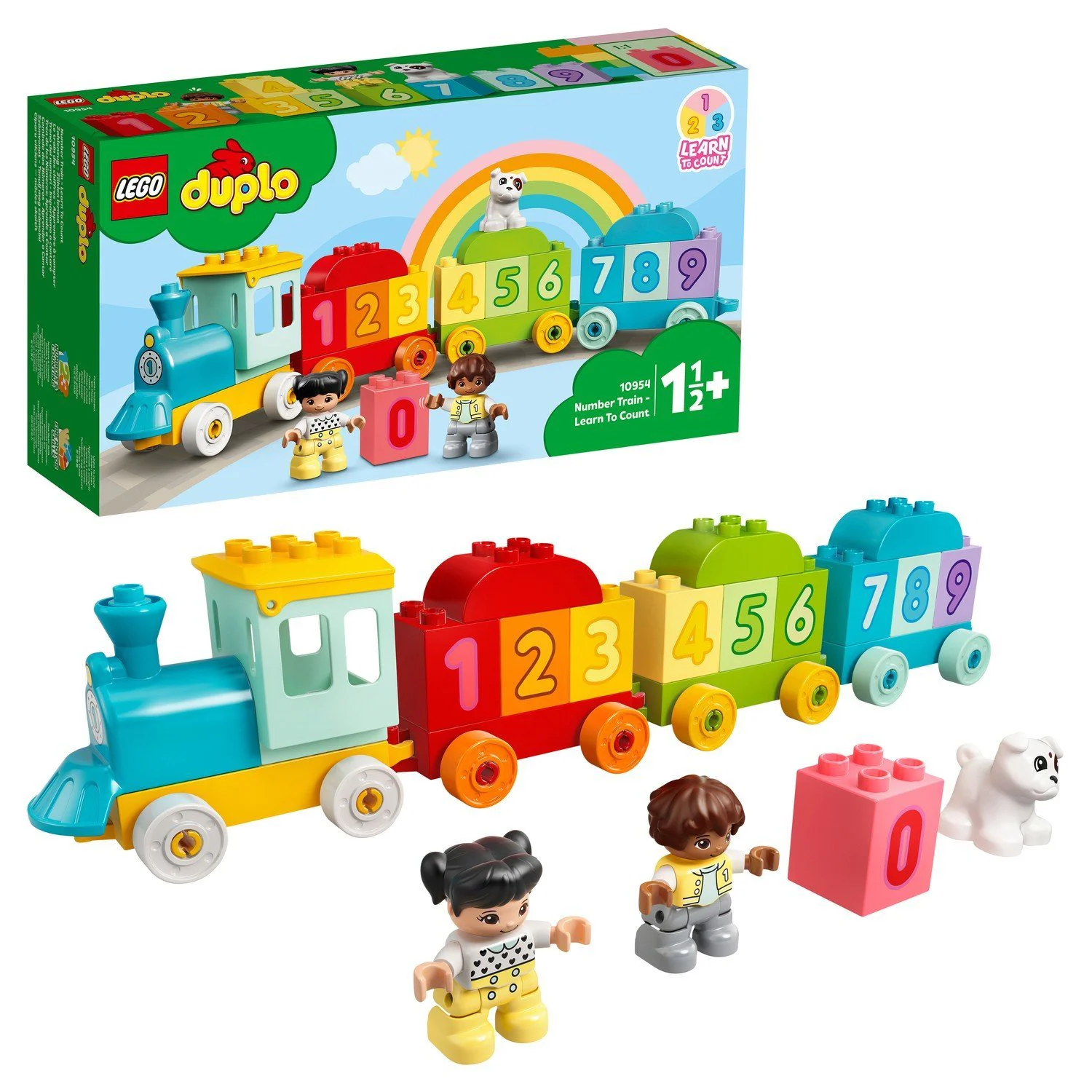 image for Lego Duplo Поезд с цифрами, учимся считать foto