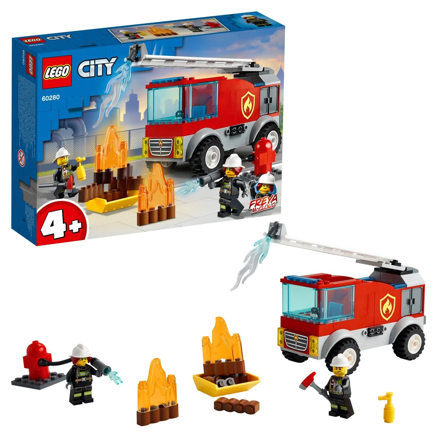 Lego City Fire Ladder Truck foto