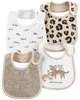 Carter's Set 4 bavete bebelus Animal Print foto