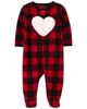 Carter's Pijama bebe cadrilata Inima foto