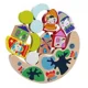 Jucarie-echilibru din lemn Cubika Figurine amuzante foto