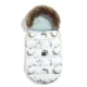 Husa de iarna pentru carucior La Millou - Uni - Heron In Cream Lotus & Smoke Mint