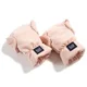 Manusi pentru carucior La Millou - Velvet Collection - Powder Pink