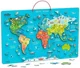 Магнитный пазл Viga Toys Карта мира с маркерной доской