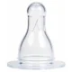 Tetina rotunda Canpol din silicon, flux rapid, 2 buc.