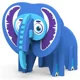 Constructor moale Magneticus "Elefant"