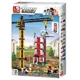 Constructor Sluban Town Camion cu macara de constructie foto