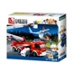 Constructor Sluban FIRE - Platform Fire Truck + Fire Helicopter foto
