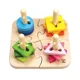 Деревянная игрушка Hape "Креативная головоломка с колышками"