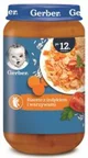 Piure Gerber Junior Risotto cu carne de curcan si legume (12+ luni), 250 g