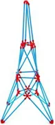 Constructor din bambus Hape Turnul Eiffel Flexistix foto