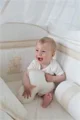 Set lenjerie de patut Specialbaby Anie ivory din 3 piese (Pentru patut de 120*60 cm) foto