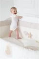 Set lenjerie de patut Specialbaby Luli bej din 3 piese (pentru patut de 120*60 cm) foto