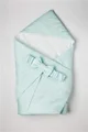 Plic cu fundita Specialbaby Menta, 90x90 cm