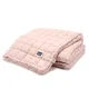 Plapuma din bumbac La Millou Biscuit Collection - Powder Pink , 140x200 cm foto