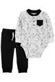 Carter's Set 2 piese Pantaloni si body Urs foto